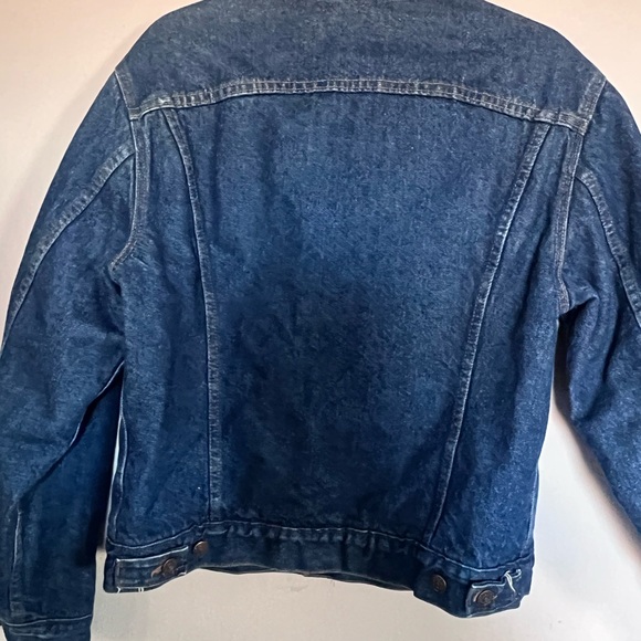 Levi's Classic Blue blanket lined Denim Jacket size 42 - Picture 8 of 11